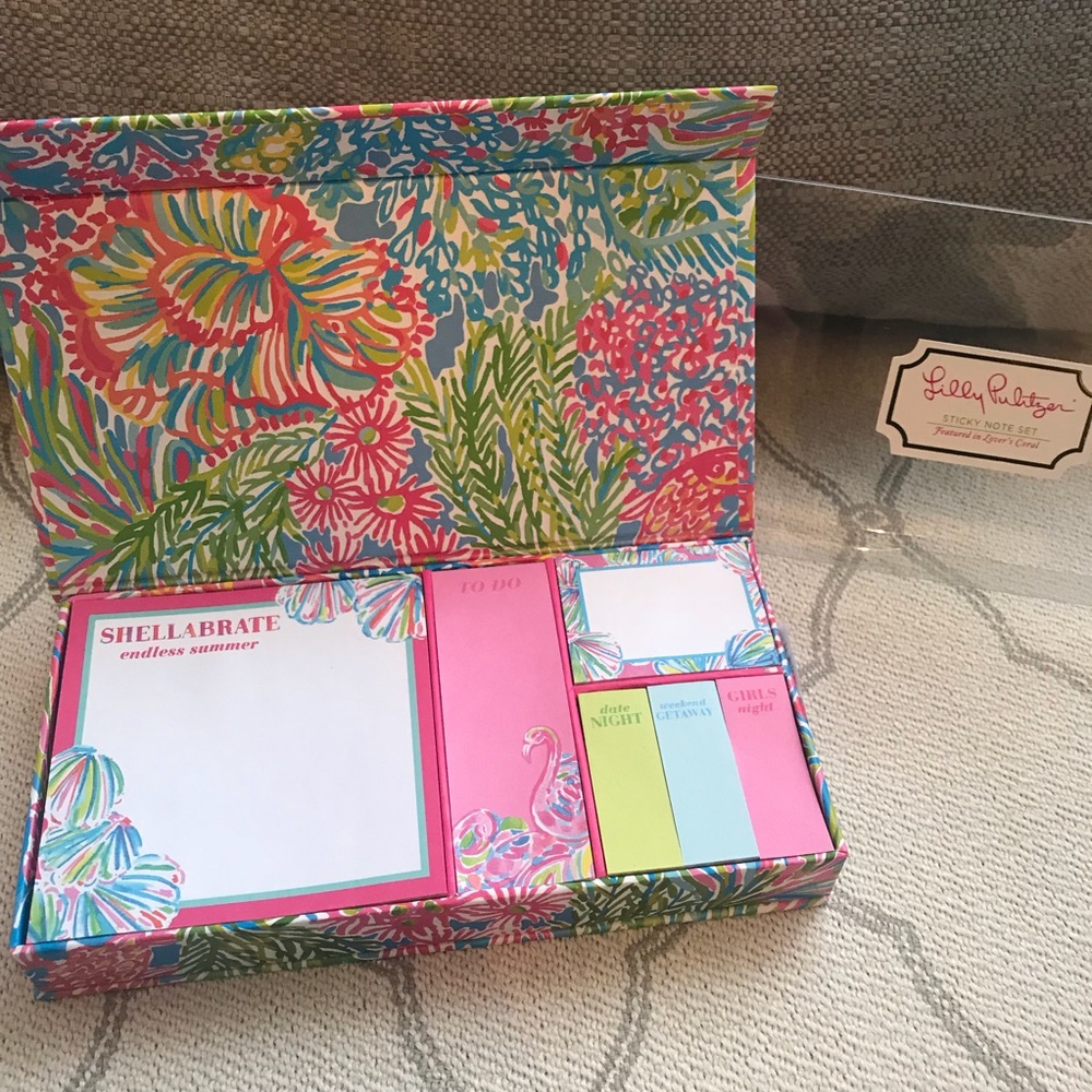 Lilly Pulitzer sticky note set